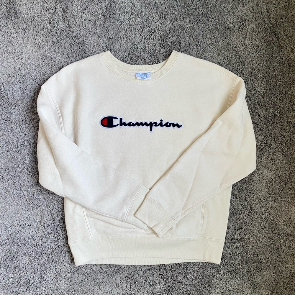 Champion Cream Crewneck